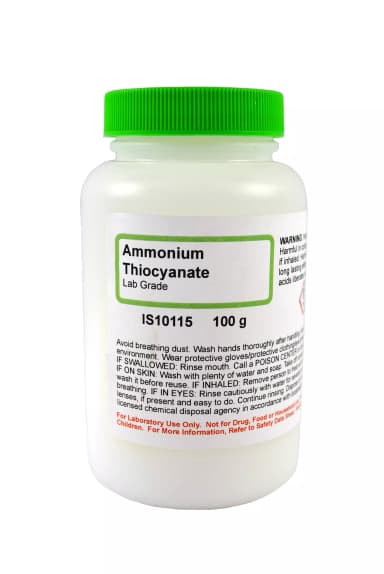 AMMONIUM THIOCYANATE L/G 100G AA0340-100G