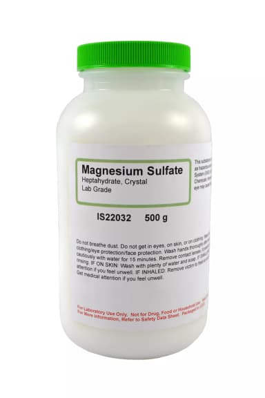 MAGNESIUM SULFATE 7H2O CRYSTALS 500G