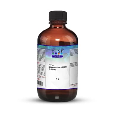 Silver Nitrate 0.025N (0.025M)